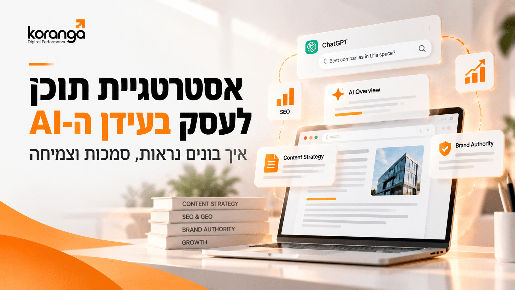 אסטרטגיית תוכן לעסק AI